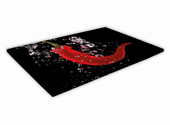 SZKLANA DESKA KUCHENNA 40x30 155b Papryczka chilli