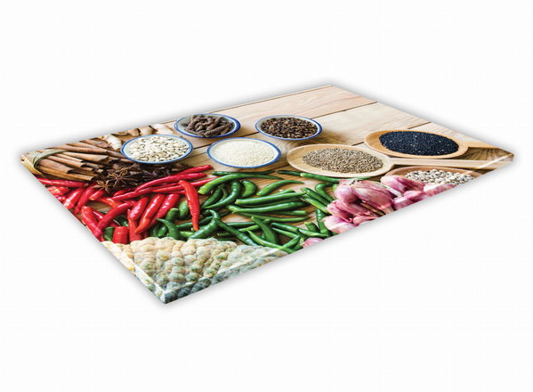 SZKLANA DESKA KUCHENNA 60x30 285d Chilli