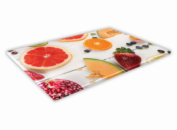 SZKLANA DESKA KUCHENNA 60x30 283d Owoce