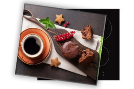 SZKLANA DESKA NA KUCHENKĘ 60x52 026A CIASTO
