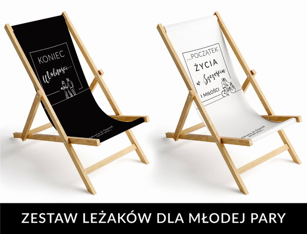 LEŻAKI dla Młodej Pary - zestaw dla Niej i dla Niego