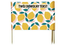 PARAWAN PLAŻOWY Cytrynki z indywidualnym  napisem 3 PANELE 13.3
