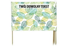 PARAWAN PLAŻOWY Listki z indywidualnym napisem 4 PANELE 45.4
