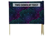 PARAWAN PLAŻOWY Mandala z indywidualnym napisem 4 PANELE 51.4