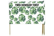 PARAWAN PLAŻOWY Monstery z indywidualnym napisem 4 PANELE 54.4