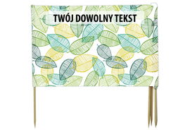 PARAWAN PLAŻOWY Listki z indywidualnym napisem 8 PANELI 45.8