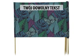 PARAWAN PLAŻOWY Liście z indywidualnym napisem 8 PANELI 46.8