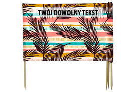 PARAWAN PLAŻOWY Liście palmy z indywidualnym napisem 8 PANELI 47.8