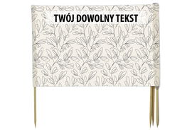 PARAWAN PLAŻOWY Minimalis. listki z indywidualnym napisem 8 PANELI 53.8