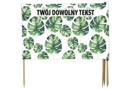 PARAWAN PLAŻOWY Monstery z indywidualnym napisem 8 PANELI 54.8