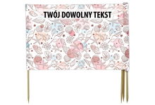 PARAWAN PLAŻOWY Muszelki z indywidualnym napisem 8 PANELI 57.8