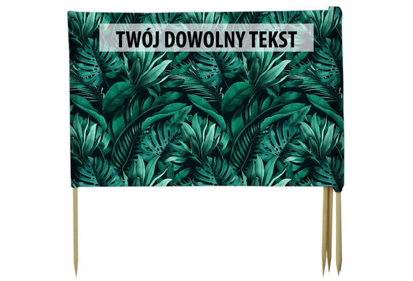 PARAWAN PLAŻOWY Rośliny z indywidualnym napisem 8 PANELI 73.8