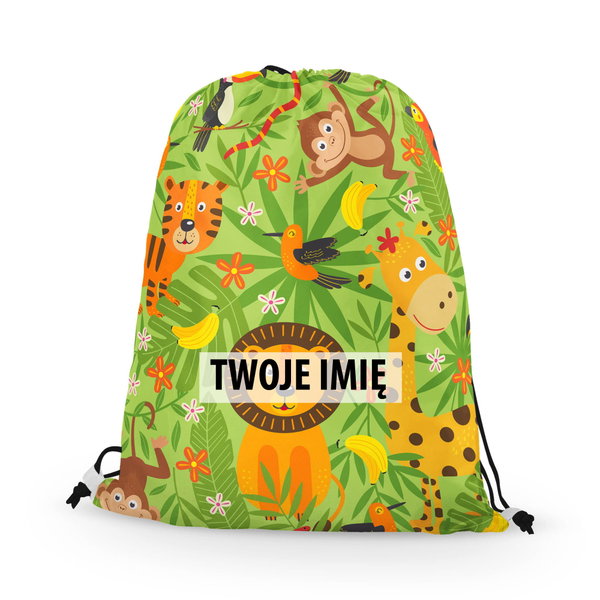 WORKO-PLECAK DZIECIĘCY z Twoim imieniem Dżungla 122