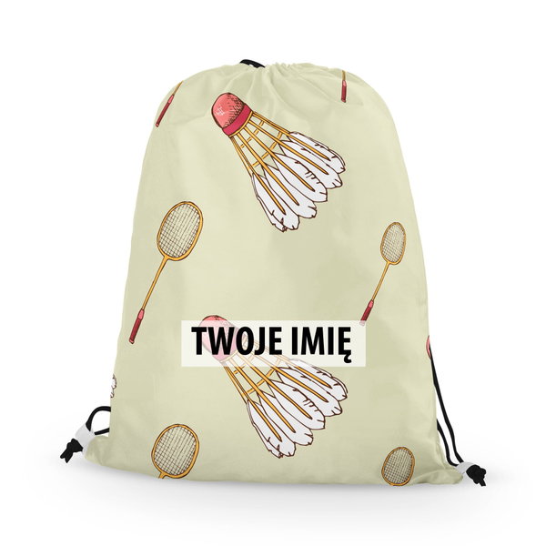 WORKO-PLECAK SPORTOWY z Twoim imieniem Badminton 175