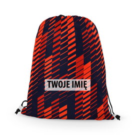 WORKO-PLECAK SPORTOWY z Twoim imieniem Czerwone linie 183