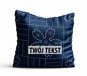 Poduszka Dekoracyjna GEOMETRYCZNA  z Twoim napisem G13