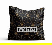 Poduszka Dekoracyjna GEOMETRYCZNA  z Twoim napisem G29