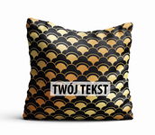 Poduszka Dekoracyjna GEOMETRYCZNA  z Twoim napisem G44