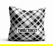 Poduszka Dekoracyjna KRATA  z Twoim napisem KR01