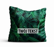 Poduszka Dekoracyjna KWIATY  z Twoim napisem K09