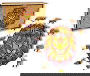 Puzzle Drewniane dla dzieci i dorosłych Lew 2 Lion 2 w pudełku drewnianym