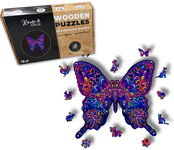Puzzle Drewniane dla dzieci i dorosłych Motyl Butterfly