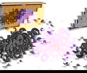 Puzzle Drewniane dla dzieci Ośmiornica Octopus w pudełku drewnianym
