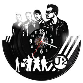 Zegar ścienny z płyty winylowej U2 1596.14