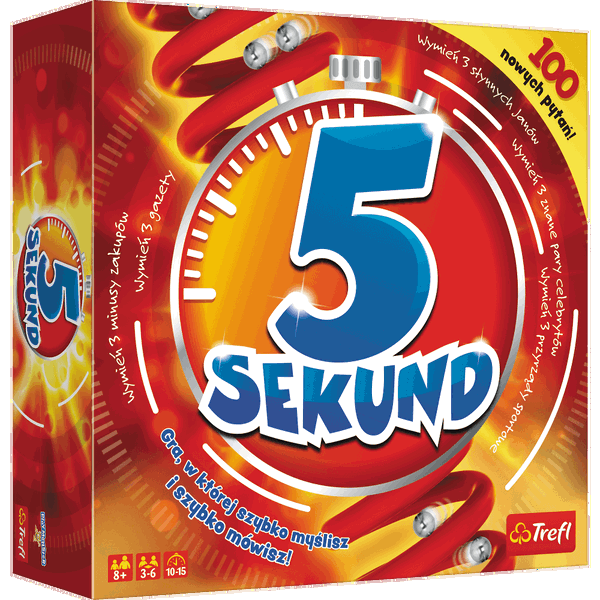 Gra 5 Sekund Trefl czerwone
