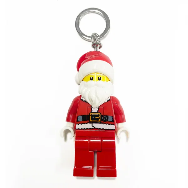 Brelok LEGO z latarką: Święty Mikołaj
