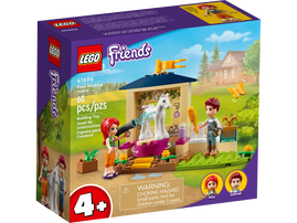 Klocki LEGO Friends 41696: Kąpiel dla kucyków w stajni (60 el.)