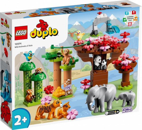 Klocki LEGO DUPLO 10974: Dzikie zwierzęta Azji (117 el.)