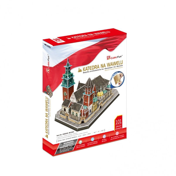 Puzzle 3D Katedra na Wawelu (101 el.) – CubicFun
