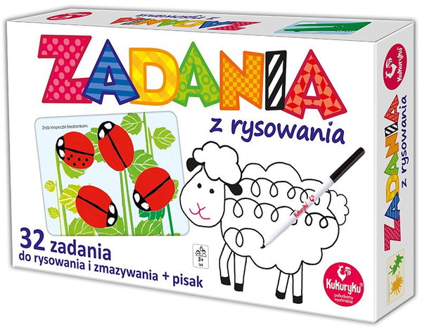 Zestaw edukacyjny Zadania z rysowania – Kukuryku