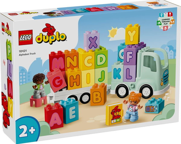 Klocki LEGO Duplo 10421: Ciężarówka z alfabetem (36 el.)