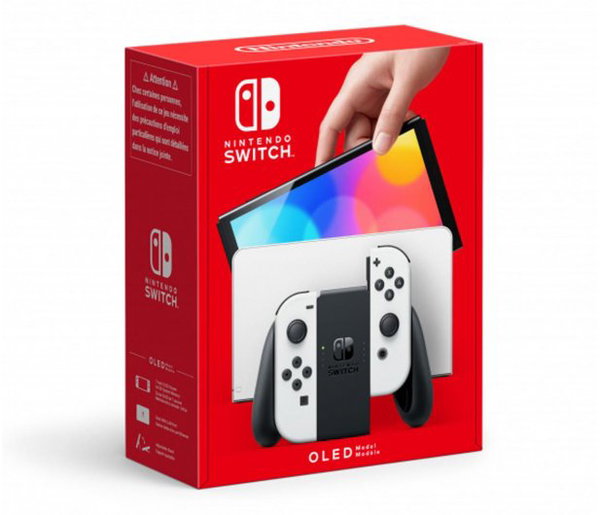 Konsola Nintendo Switch OLED biała
