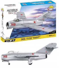 Cobi 2416. Historical Collection. Korean War. MIG-15 FAGOT