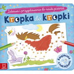 Aksjomat Kropka do kropki. Książeczka z naklejkami. Zabawa i przygotowanie
