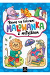 Aksjomat: Bawię z kolorami malowanka z motylkiem