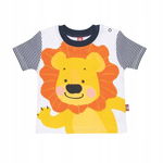 2be3 t-shirt dziecięcy wielokolorowy bawełna rozmiar 74
