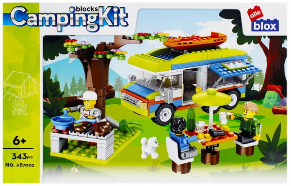 Alleblox Klocki Konstrukcyjne Kamping 343el