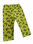 Atut: Legginsy 3/4 żółte w motyle r.116