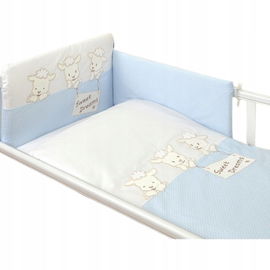 Amy: pościel 2elementowa owieczki niebieskie 120/90