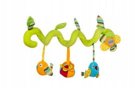 Babyono Interaktywna zawieszka do wózka RAJSKIE PTASZKI