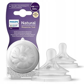 Avent: Smoczek Natural Response 0m+ 2szt