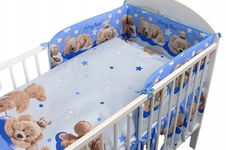 Ankras Komplet poszewek Funny Bear Nieb 135x100cm