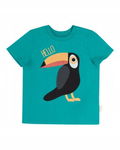 Bembi: T-shirt bawełniany zielony r. 80