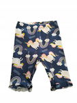 Bembi: Legginsy 3/4 granatowe w jednorożce r.86