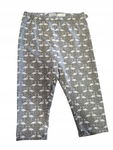 Bembi: Legginsy szare w białe flamingi r.116