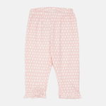 Bembi: Legginsy jasny róż w białe serca r.80